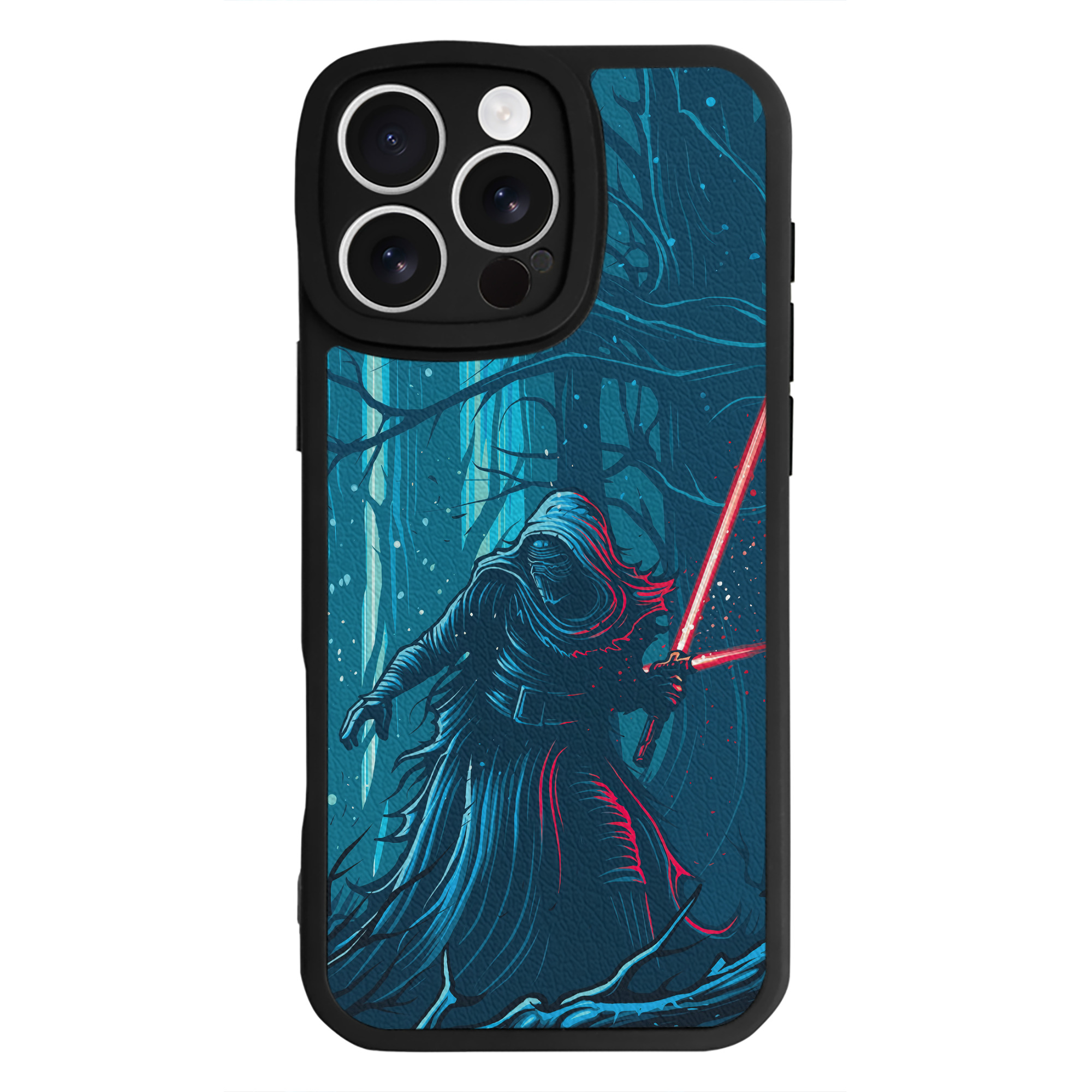 （画像用） スター・ウォーズ Star Wars 【iPhone 16シリーズ対応】シリコンスマホケース（レザー調） 材質：シリコン